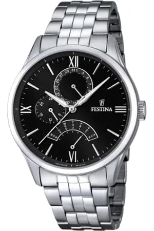 Festina Herren-Armbanduhr Analog Quarz Edelstahl F16822/4