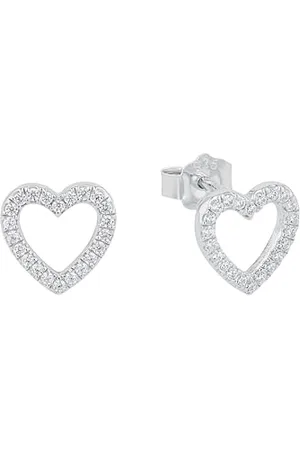 QS by s.Oliver S. Oliver SO PURE Ohrringe für Damen, 925 Sterling , Rhodiniert