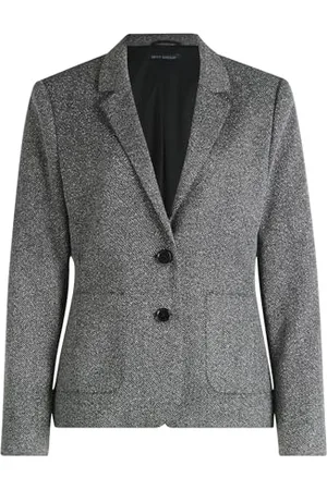Betty Barclay Damen Blazer-Jacke Langarm, Grau, 40