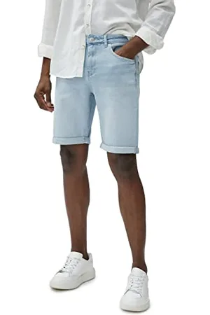 Koton Men Jean Shorts Folded Pocket Detailed Buttoned Cotton