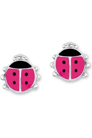 Prinzessin Lillifee Kinder-Ohrstecker Marienkäfer 6 mm 925 Silber rhodiniert Emaille - 541848