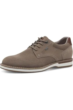 QS by s.Oliver Herren Schnürschuhe Freizeit Runde Spitze, Braun , 41 EU