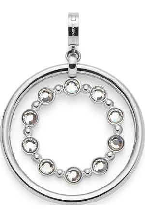 Leonardo Anhänger Clip & Mix Bobby • Ketten-Anhänger aus silberfarbenem Edelstahl • beweglicher Innenring • Schmuck Geschenk für Frauen • 024945