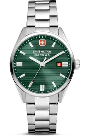 Swiss Military Hanowa SMWGH2200105 Roadrunner Herrenuhr mit Edelstahlband Saphirglas