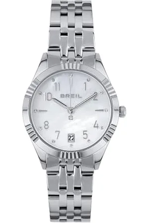 Breil Uhr Damen Stand Out Ziffernblatt Weiss Bewegung NUR Zeit Quartz e Bracelet Stahl TW1993