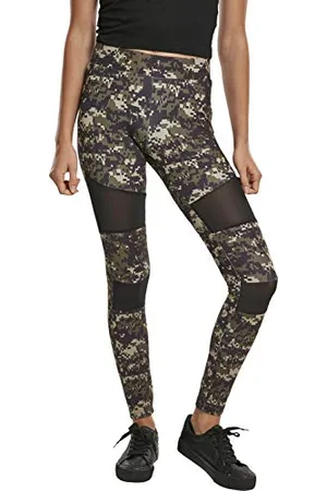 Urban classics Damen Ladies Tech Mesh Leggings, , S