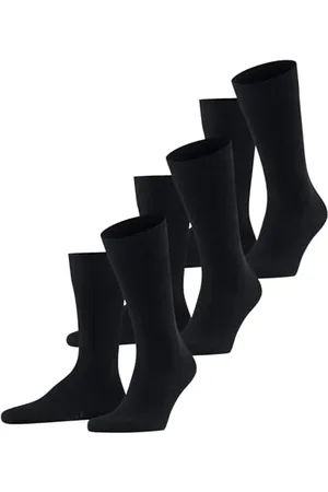 Falke Herren Socken Family Multipack M So nachhaltige Baumwolle einfarbig 3 Paar, , 39-42