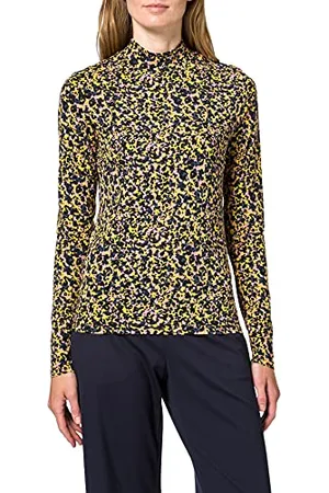 Scotch&Soda Maison Damen Top aus Bio-Baumwolle mit Print T-Shirt, , L