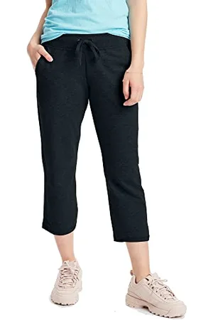 Hanes Damen Sweatpants French Terry Capris Damen Capri Jogger, , S