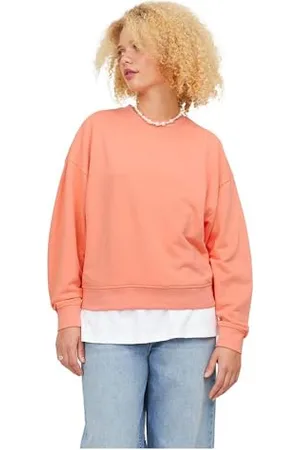 JJXX Damen Jxalfa Rlx Short Ls Crew Swt, , M