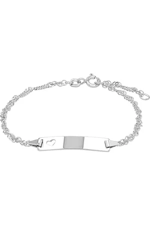 Amor Identarmband 925 Sterling Damen Armschmuck, 16+2 cm, , Kommt in Schmuck Geschenk Box, 2016490