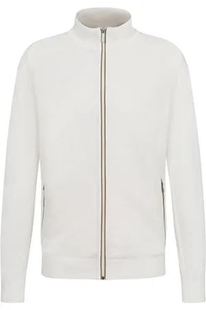 Bugatti Herren Strickjacke Reißverschluss Stehkragen Regular Fit
