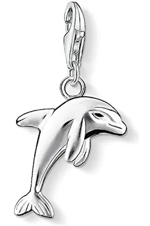 Thomas Sabo Damen Charm-Anhänger Delfin Charm Club 925 Sterling Silber 0750-007-12