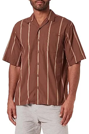 JACK & JONES Herren RDDCAIN Resort Shirt S/S SN Kurzarmhemd, /Stripes:Oversize FIT, M