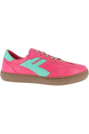 Andrea Conti Damen Low Top Freya Sneaker, Magenta/smaragd/Dark Gum, 40 EU