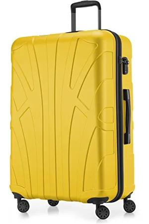 SUITLINE Großer Hartschalen-Koffer Koffer Trolley Rollkoffer XL Reisekoffer, TSA, 76 cm, ca. 96-110 Liter, 100% ABS Matt