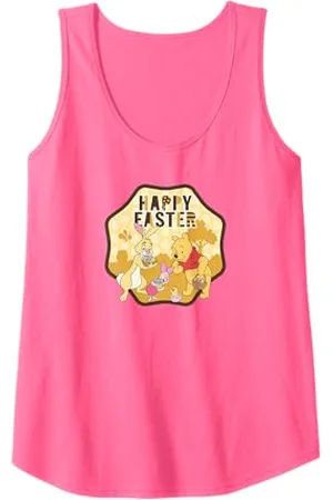 Disney Winnie Puuh Hase Ferkel Frohe Ostern T-Shirt Tank Top