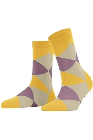 Burlington Damen Socken Bonnie W Sso Baumwolle gemustert 1 Paar, , 36-41