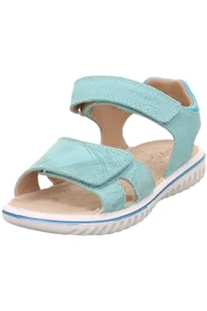 Superfit Sparkle Sandale, Hellgrün/Hellblau 7500, 33 EU