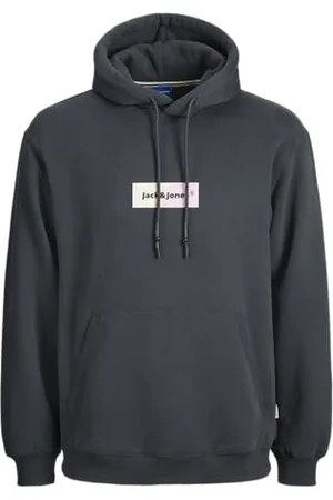 JACK & JONES JACK&JONES Herren JORBRONX Rectangle Sweat Hood Kapuzenpullover, , S