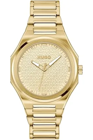 HUGO BOSS Uhr mit DREI-Zeiger-Quarzwerk für Damen Kollektion #Grail for HER mit Edelstahlarmband
