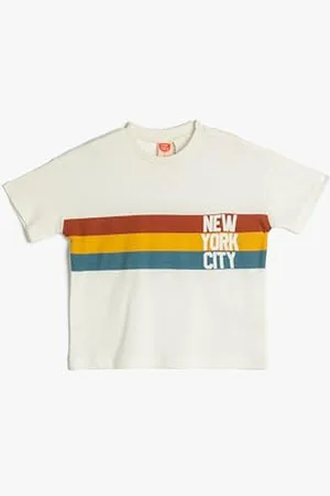 Koton Babyboy T-Shirt Short Sleeve Crew Neck Printed Cotton