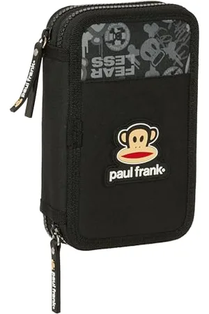 Safta Paul Frank JOIN THE FUN Federmäppchen für Kinder, Federmäppchen mit Farben, mit 28 Utensilien, ideal für Kinder von 5 bis 14 Jahren, bequem und vielseitig, Qualität und Beständigkeit, 12,5 x 4 x 19,5