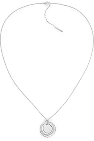 Calvin Klein Halskette mit Anhänger und Armreif für Damen Kollektion CK SPIRAL aus Edelstahl mit einem Charm