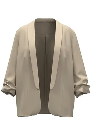 Pieces® Damen Pcbosella 3/4 Noos Qx Blazer, , 44 Große Größen EU
