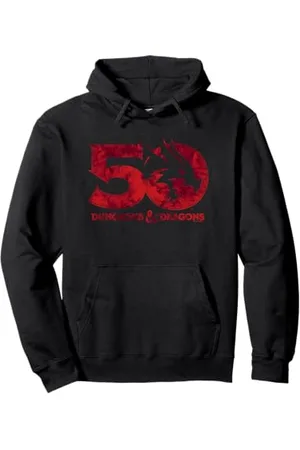 Dungeons & Dragons Dyed 50th Stacked Logo Pullover Hoodie