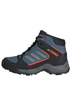 adidas Terrex Hyperhiker Mid Hiking Shoes Wanderschuhe, Wonder Steel/Grey/Impact Orange, 36 2/3 EU