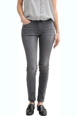 TOM TAILOR Damen 1008122 Alexa Skinny Jeans, 10210-Grey Denim, 29W x 32L