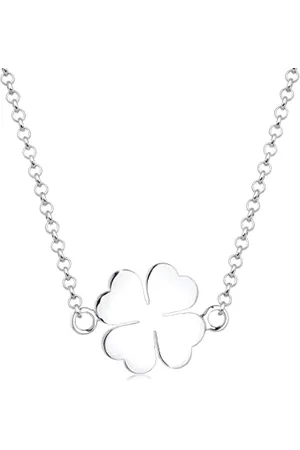 Elli Halskette Damen Kleeblatt Glücksbringer in 925 Sterling
