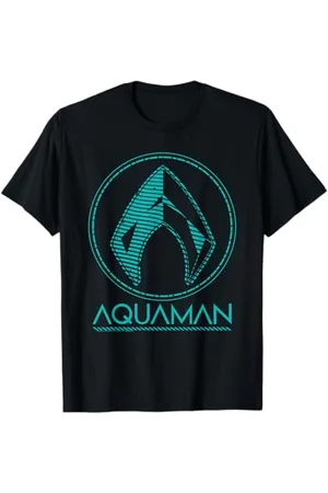 AQUAMAN Aqua Logo T-Shirt