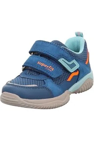Superfit Storm Sneaker, Blau/Orange 8020, 40 EU