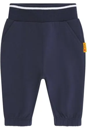 Steiff Jogginghose EU Größe 74 , Jogging Hose, Kleinkinder Sweatpants aus Baumwolle, Sport- und Freizeit Hose für Kinder, Bequeme und weiche Trainingshose, waschmaschinenfest