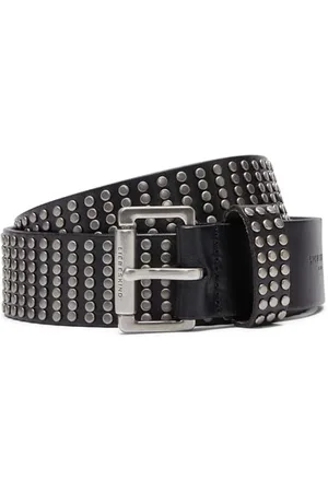 liebeskind Berlin Belt J 38mm 105 STUDDED BELTS Washed Leather black