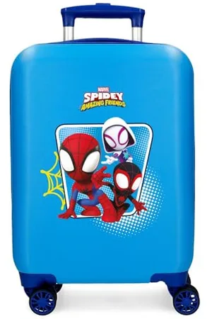 Marvel Joumma Spidey Team-Up-Kabinenkoffer, , 33 x 50 x 20 cm, starr, ABS, seitlicher Kombinationsverschluss, 28,4 l, 2 kg, 4 Doppelräder, Handgepäck, , Kabinenkoffer
