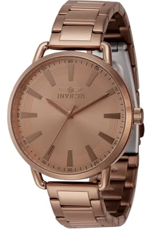 Invicta Damen Analog Quarz Uhr mit Edelstahl Armband 46336