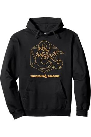Dungeons & Dragons Gold Ampersand Lines Pullover Hoodie