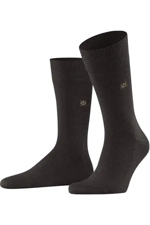 Burlington Herren Socken Leeds M So Baumwolle Wolle einfarbig 1 Paar, , 40-46