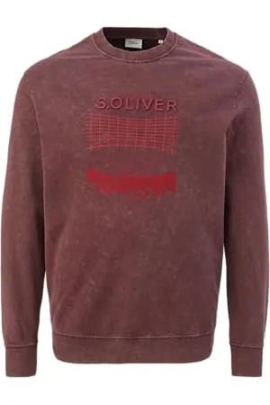 QS by s.Oliver Big Size Herren Sweatshirt mit Frontprint , 3XL