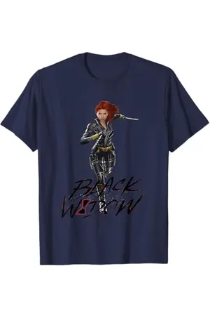 Marvel Black Widow Movie Running Black Widow T-Shirt