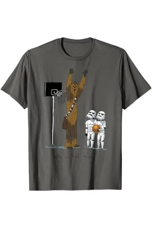 STAR WARS Chewbacca Basketball Who Invited Him T-Shirt