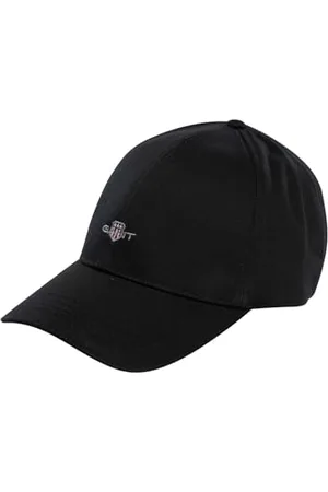 GANT Unisex HIGH Shield Cotton Twill Cap Baseballkappe, Black, One Size