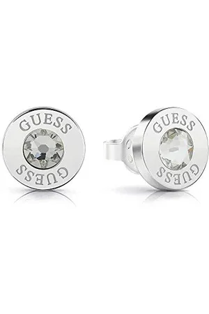 Guess Rate Rate Ohrringe, rhodiniert, glänzend, Edelstahl, Kristall, UBE78094 Chirurgenstahl [AC1147]