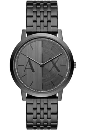 Armani Exchange Herrenuhr quarz/2-Zeiger Uhrwerk 40mm Gehäusegröße mit einem Edelstahlarmband AX2872
