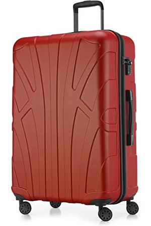 SUITLINE Großer Hartschalen-Koffer Koffer Trolley Rollkoffer XL Reisekoffer, TSA, 76 cm, ca. 96-110 Liter, 100% ABS Matt