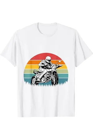 witzige und lustige Sprüche Retro Spruch Geschenk Motorrad-Fahrer Geschenk Spruch Männer T-Shirt