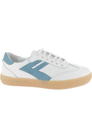 Andrea Conti Damen Low Top Freya Sneaker, weiß/bleu, 37 EU